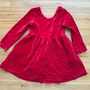 Hanna Andersson Red Velvet Kids Formal Dress